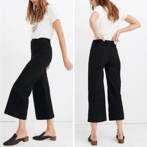 Madewell Emmett Wide Leg Crop Pants
